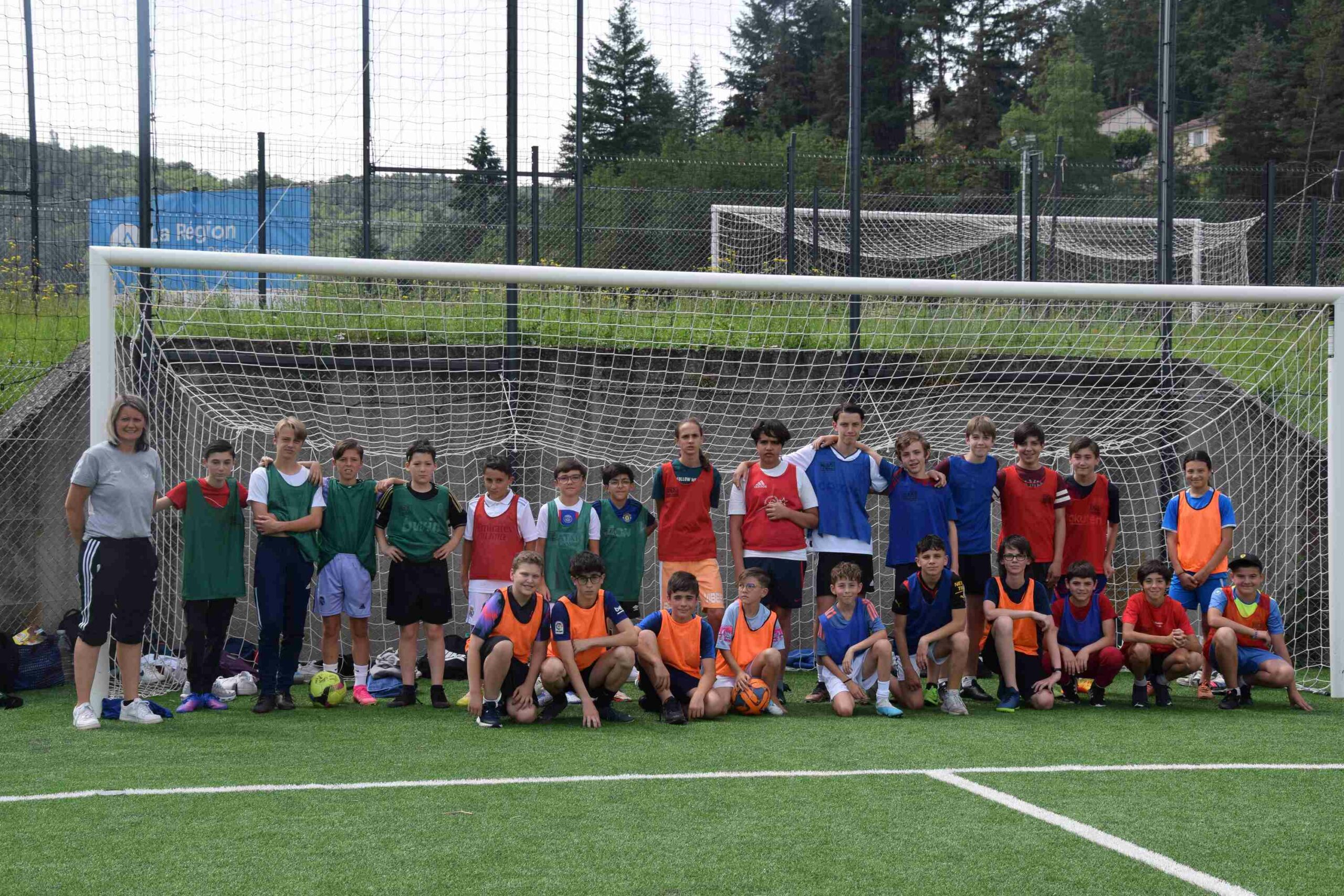 classe foot école collège notre dame la faye aurec sur loire
